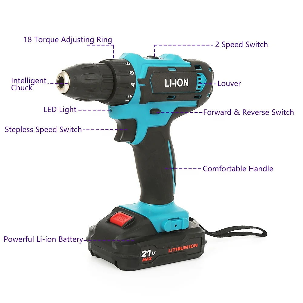 Impact Electric Screw Drivers Multifunctional Handheld Other Power Tool Accessories Brushless Lithium Cordless Screwdriver Tool