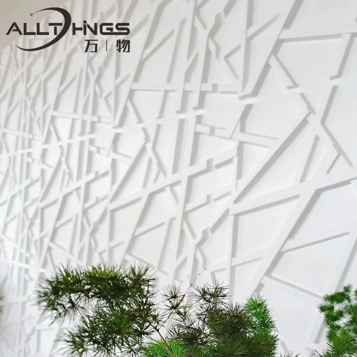 Home Decor Modern Wall panels Interior Living room Decorative PVC 3D sticker Easy Installation Waterproof Plastic Wall panel