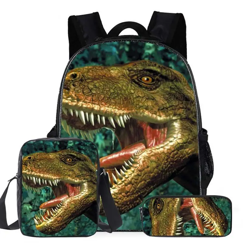 Wholesale/Customized Printing Kids Dinosaur Backpack Sets, Customized School Backpack,Dinosaurs Shoulder Bags
