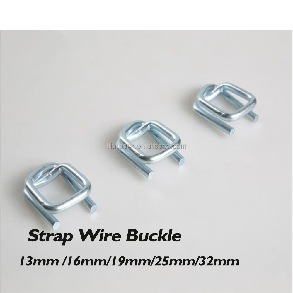 Composite Cord Woven Straps Metal Steel Galvanized Strapping Wire Buckles For Cord Polyester Fiber Strap