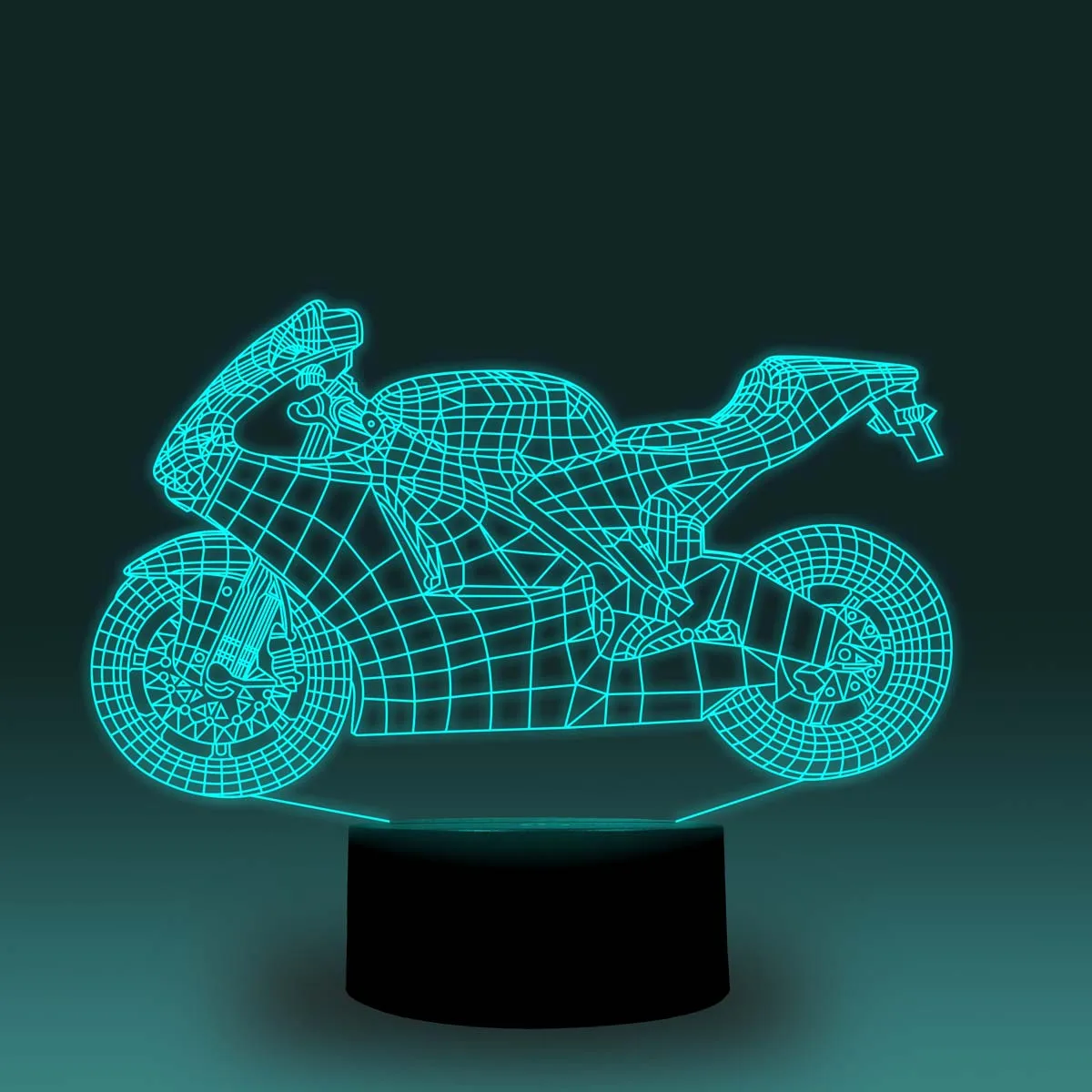 Creative Gifts Multicolor Kids Bedroom Table Lamp Illusion 3D LED Lamp Car Styling Acrylic Customize Night Lights