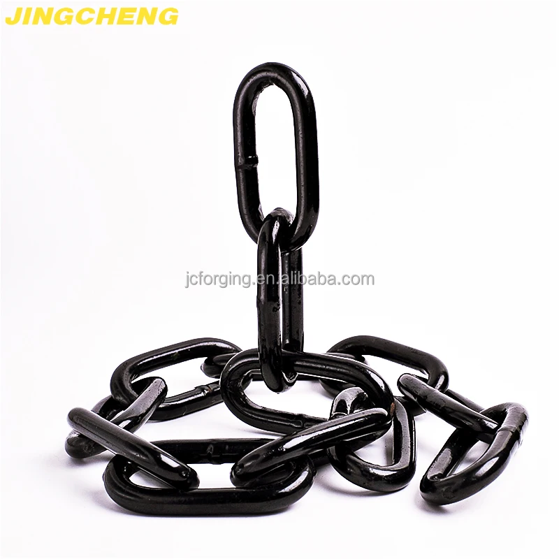 Alloy Steel  Grade 80 G80 Long Link Coated Colorful Lashing Chain steel cargo lashing chain Marine Lashing Chain
