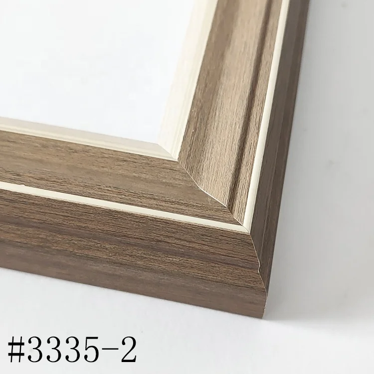 large Size Art Plastic Curved PS Foam eco-friendly Lines Photo Frame Decor Oil Painting Frame ps frame Moulding