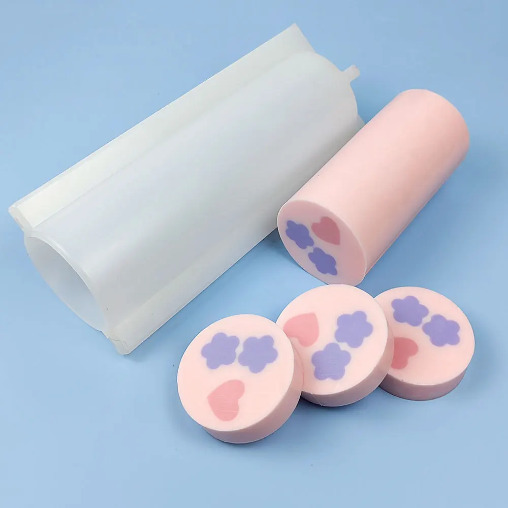 1000ML Large Tube DIY Handmade Embed Soap Making Silicone Mold