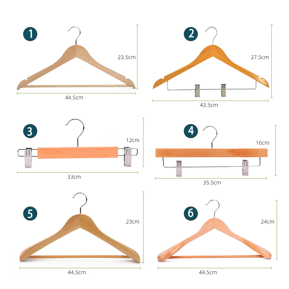 19 Years Manufacture Free sample Wooden suit Hangers Low MOQ Wood Hangers for Cloths, Clothes Wooden hanger