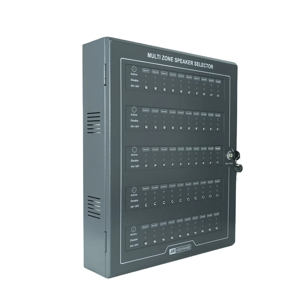 Amplify  Emergency Signals: Multi Zone Speaker Selector for Fire Alarms broadcast
