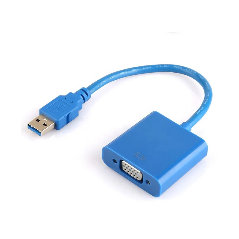 
WISTAR USB to vga adapter converter male to female usb 3.0 to vga for PC 