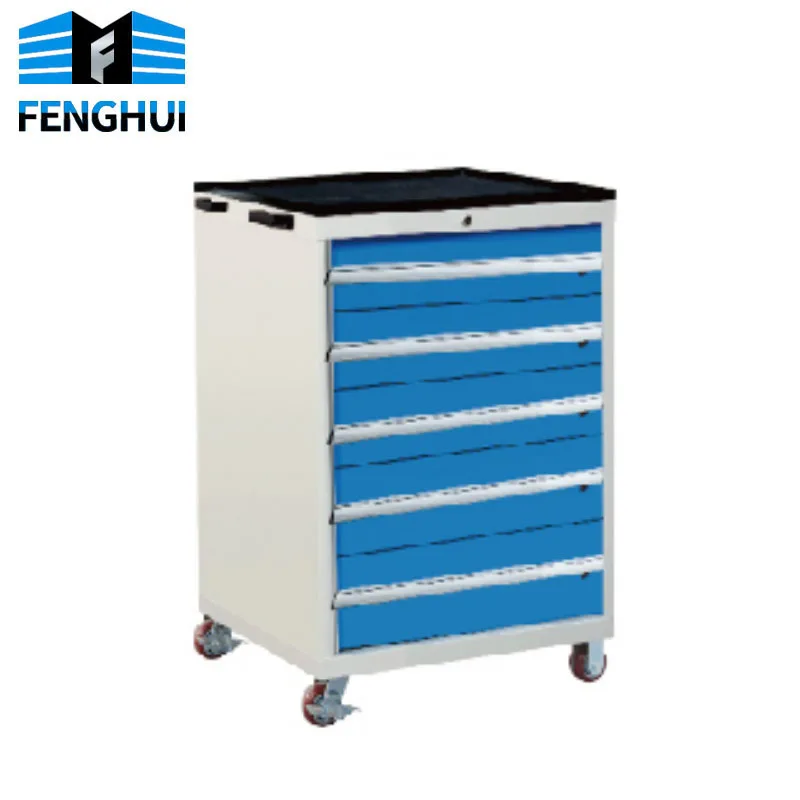717*572 Fenghui heavy load tool trolley cabinet tool cart with drawers