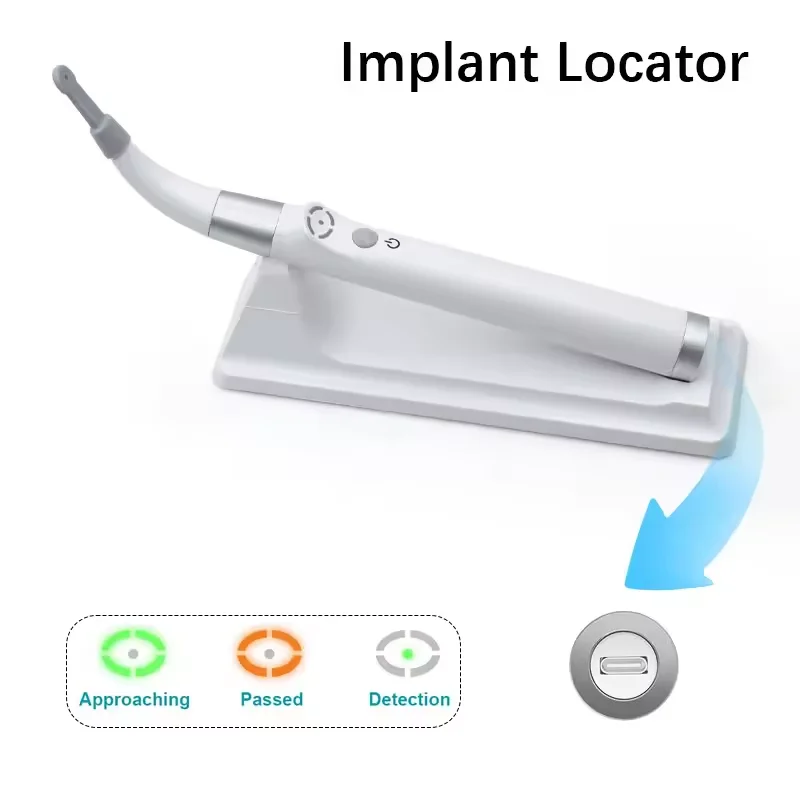 Dental Instrument Wireless Dental Implant Locator With 360 Degree Rotating Sensor Precise Locating Finder Implant Detection