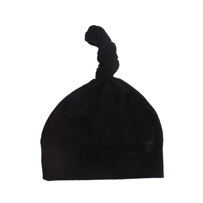 Boys and Girls Soft Cute Top Knot Hats Unisex Soft Cotton Baby Knotted hats