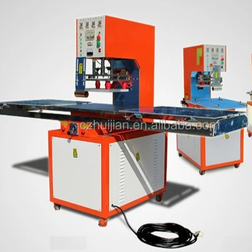 Single head high frequency welding machine for embossing