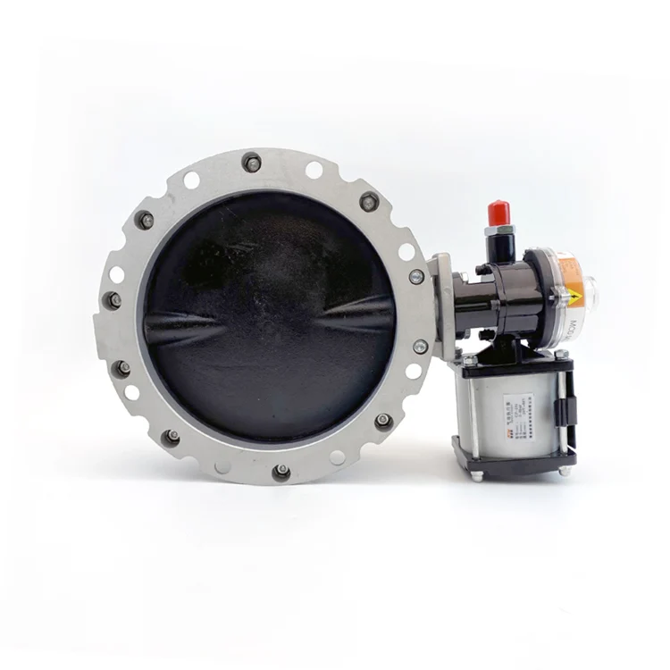 Butterfly Valves apply for different media withNAMUR Standard Pneumatic Actuator Variable Sizes Valve Assembly