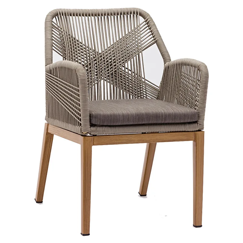 Nordic outdoor leisure wicker chair, table and chair, wicker sofa combination