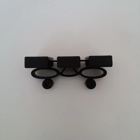 plastic endcap to connect wooden bed slat and frame