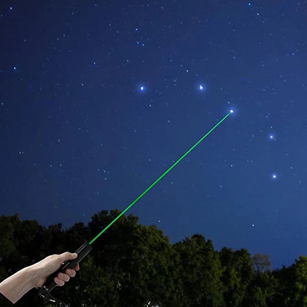 Hunting 10000m High Power Adjustable Focus Laser Pen Green Lazer torch Powerful Lasers with 18650 Battery