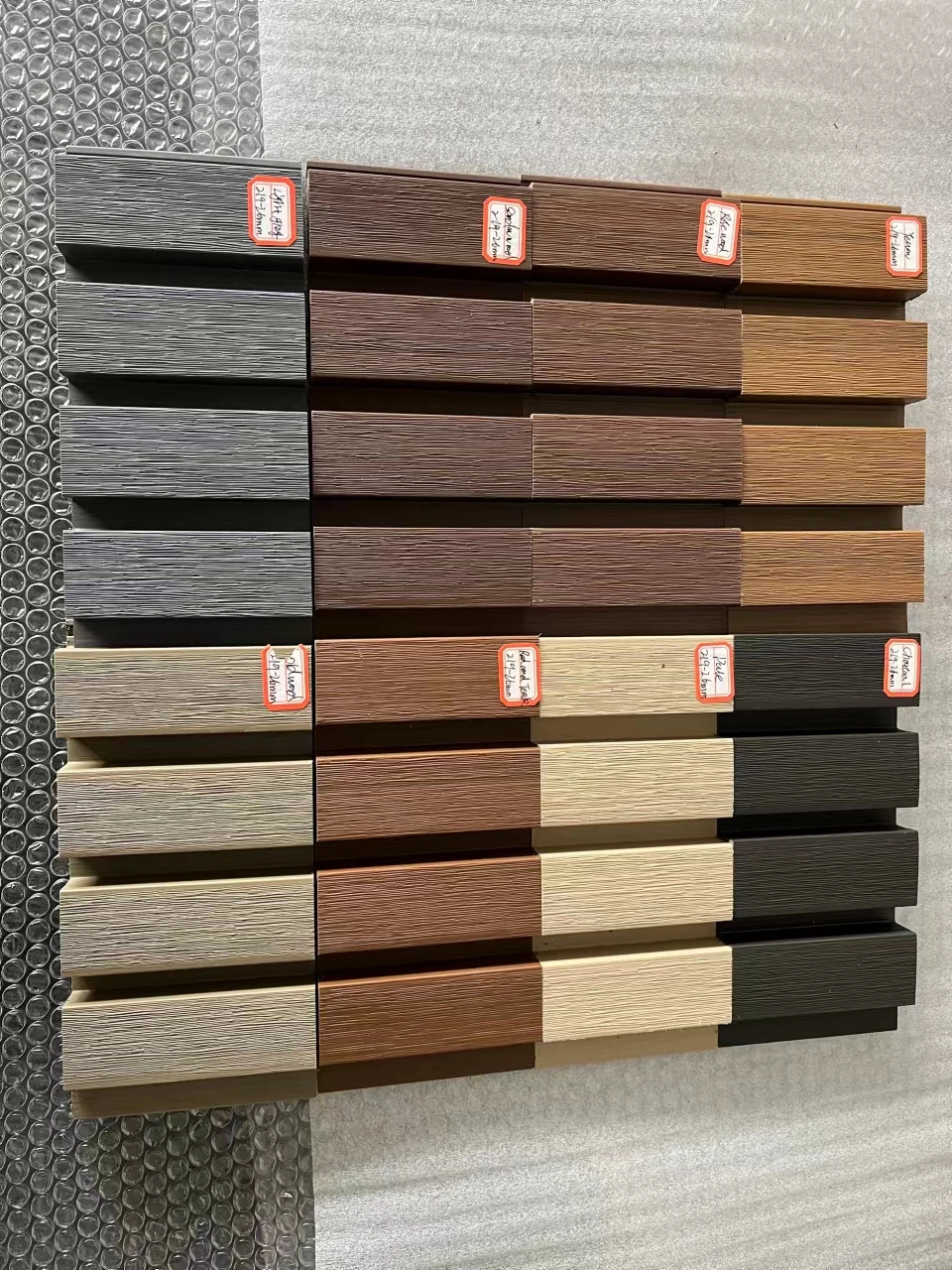 External Cladding Acoustic Great Outdoor Plastic Composite Garden Cladding Exterior Waterproof Outdoor Fluted Wpc Wall Panel