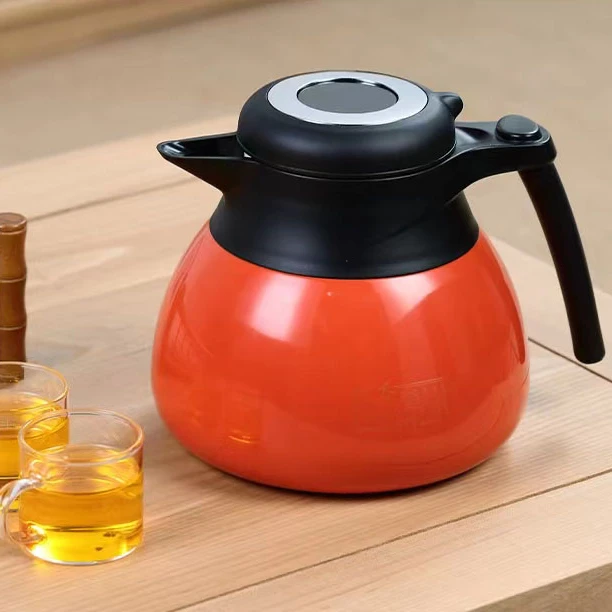 Smart temperature display Teapot with Infuser insulated coffee pot large size