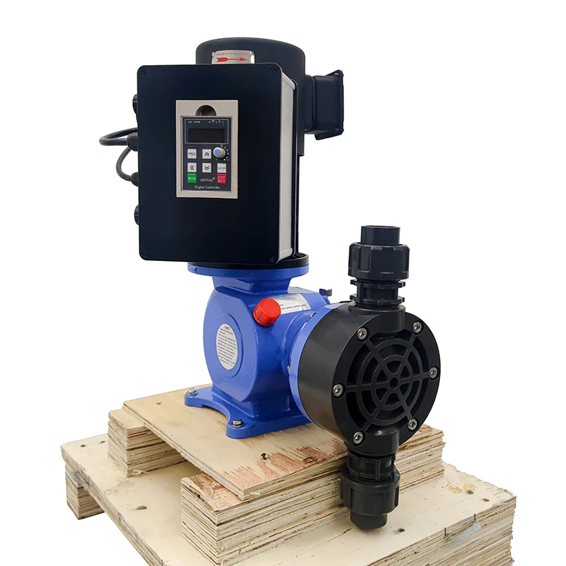 HEPHIS 25-2000 L/hr Digital Metering Pumps Mechanical Diaphragm Dosing Pump For Chemical Water Supply