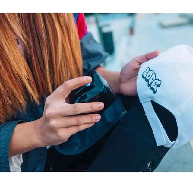 Mini Handheld Printer 3d Printing Inkjet Automatic with Ink Voice Prompt Connect with Wifi Smart Printer 79*55*69mm Unlimited 5v