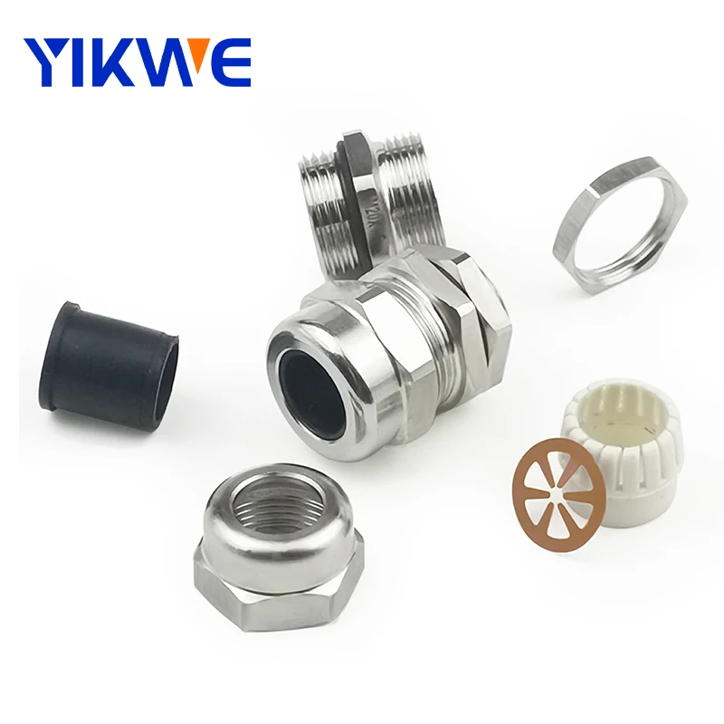 Stainless Steel EMC Cable Gland Electromagnetic Compatibility IP68 CE Cable Joint Waterproof Connector supplier price