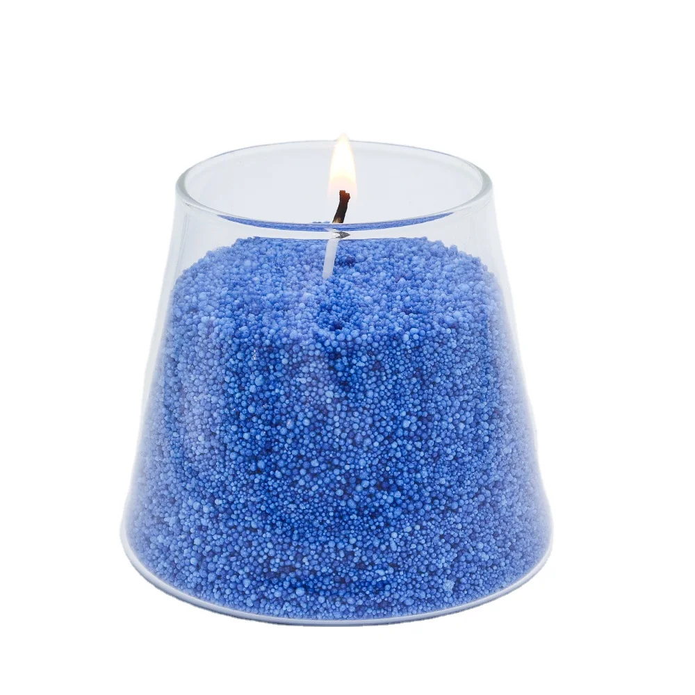 Manufacturer wholesale raw material granular colored sand wax for candle making with  high quality