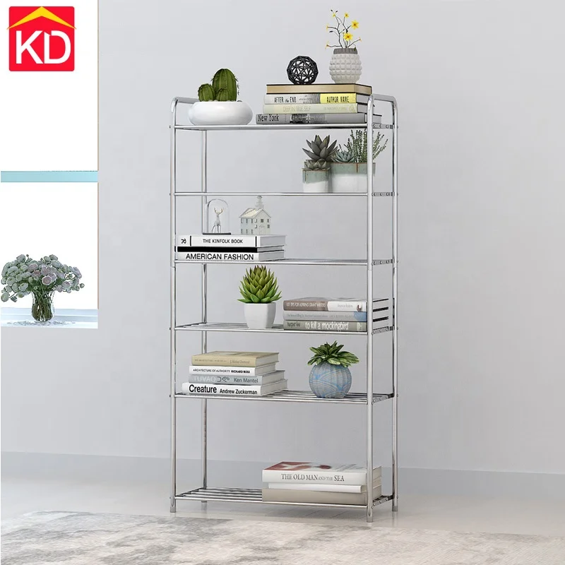 Household economical door foldable multi-layer storage rack bedroom room space shoe rack