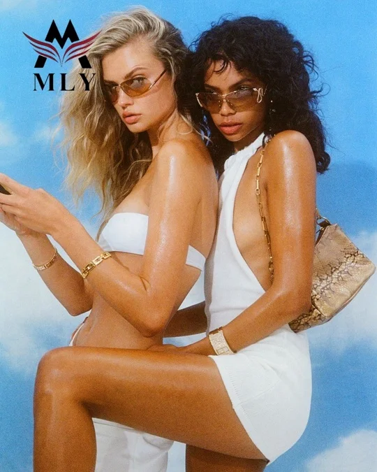 custom Breathable Halter&Lace up backless bodysuit short swimdress