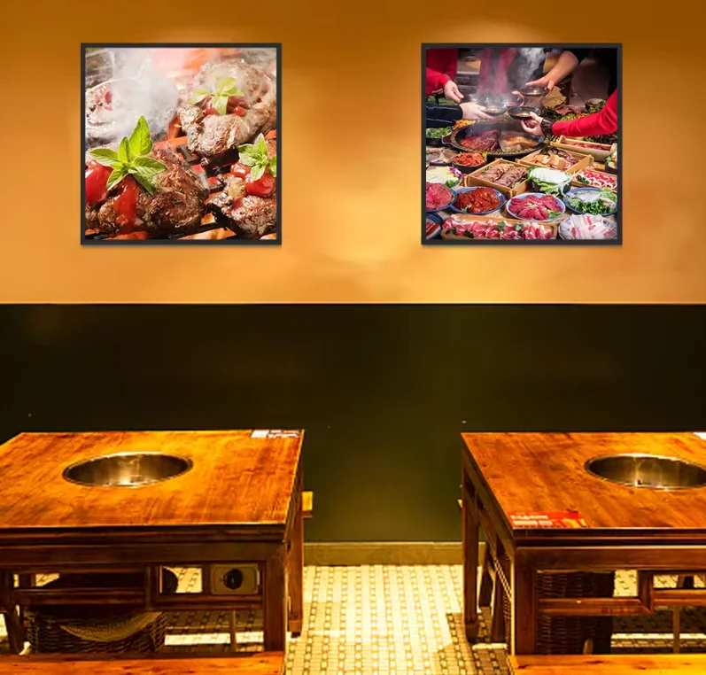 59.8 Inch Wall Mounted Square LCD Display Monitor 1900x1900 Resolution 350 Nits for Advertising Equipment Digital Signage