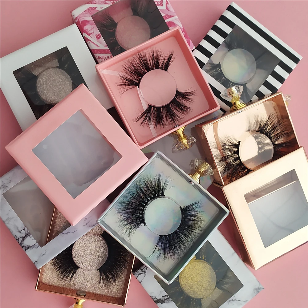 Private Label Own Brand 3D Synthetic Fiber Silk Faux Mink Eyelashes Hot sales Silk 3d lashes