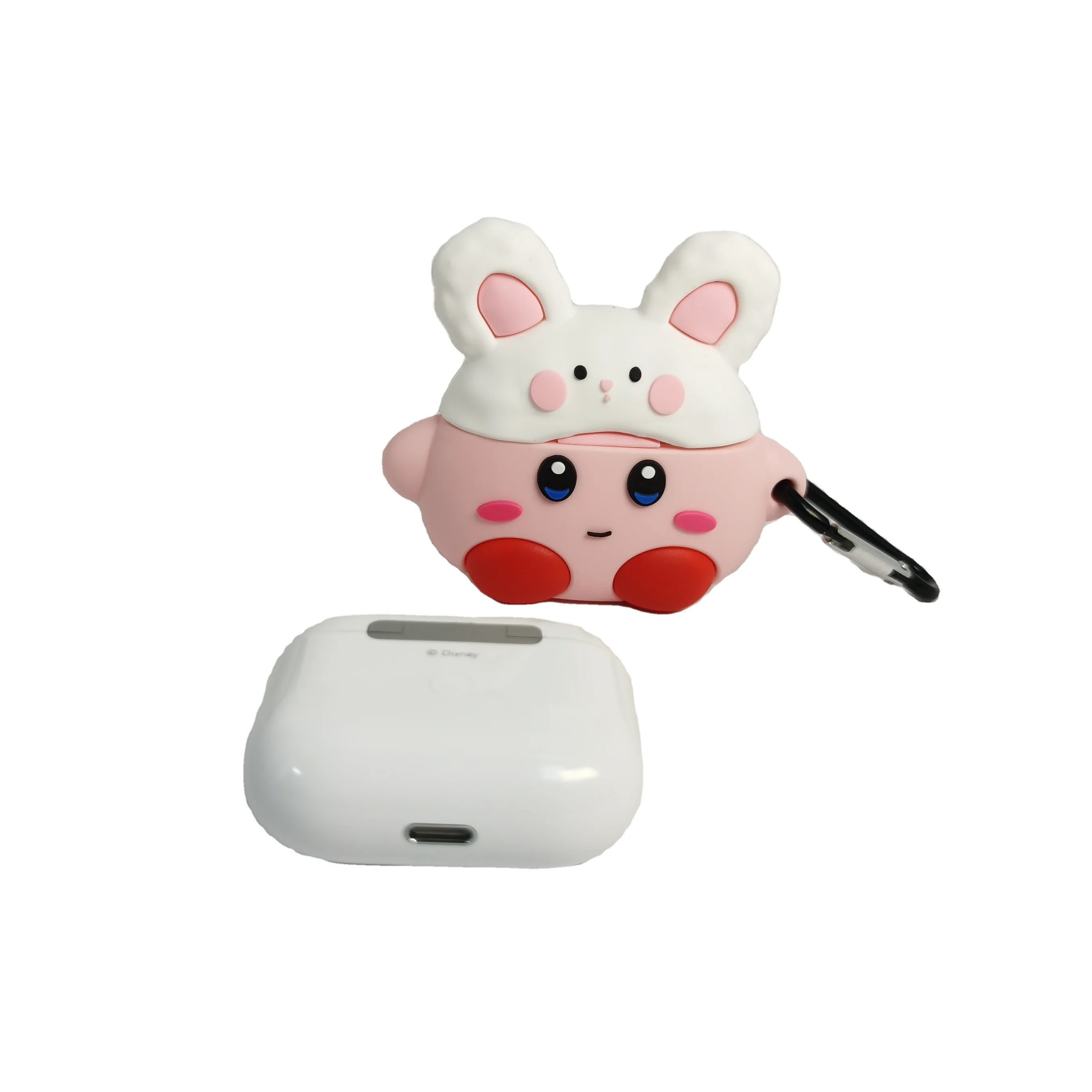 Manufactory Wholesale Cartoon  Earphone Case Cover Soft Silicone Case Cover Shock-Absorbing Protective Case