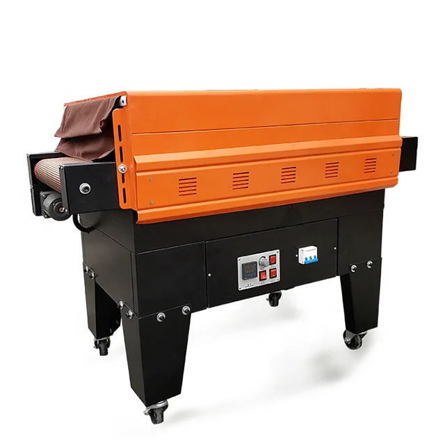 Automatic Shrink Tunnel Shrink Wrapping Machine POF PVC Plastic Film Cartons Box