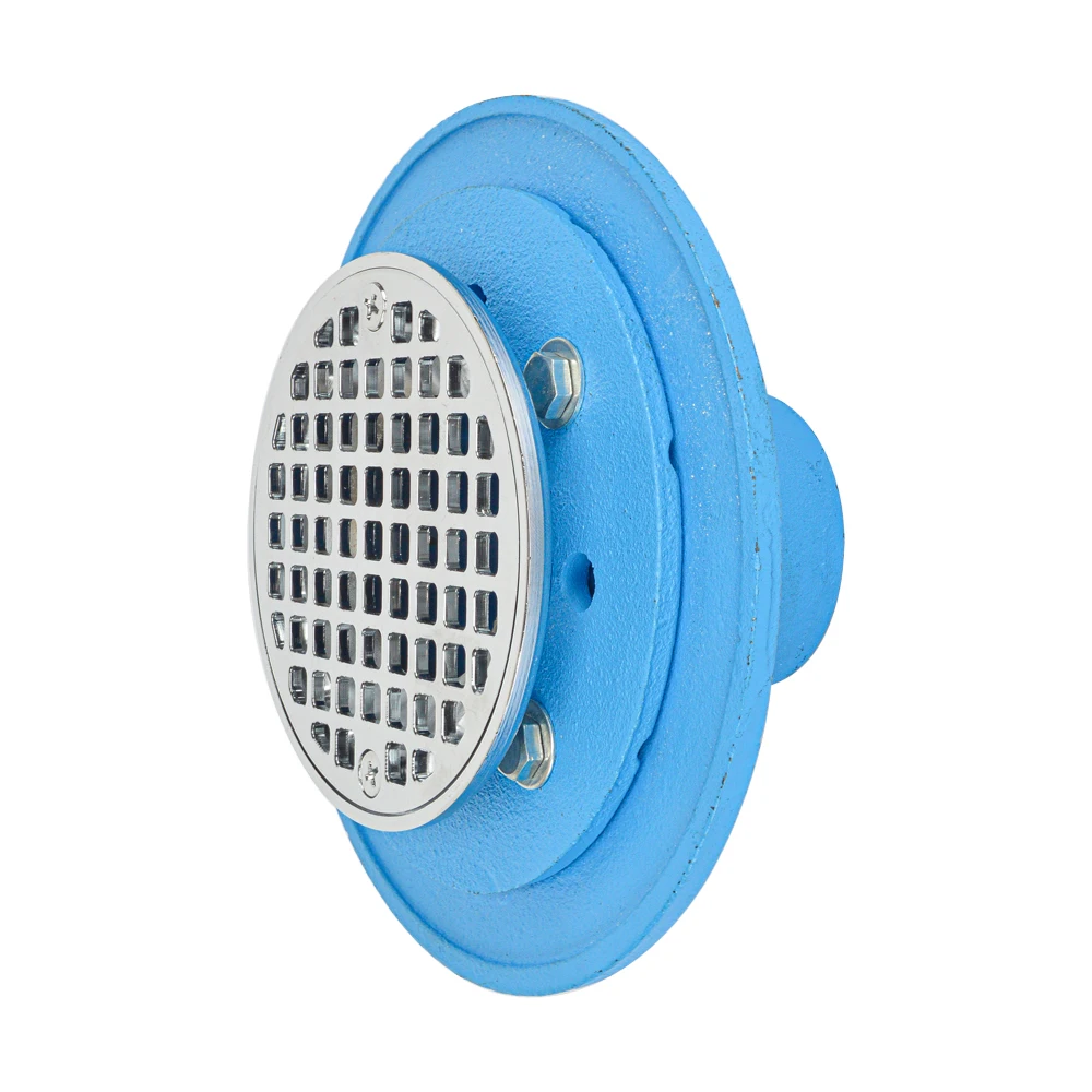 2 Inch Cast Iron Shower Bolt Down Adjustable Shower Drain