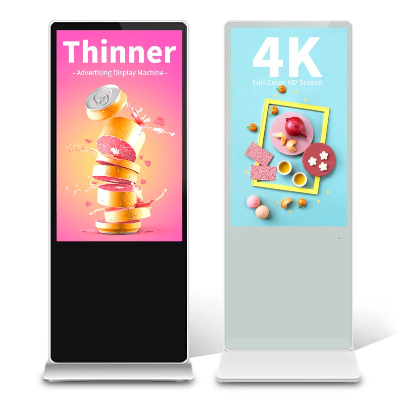 32 43 55 65 75 86 Inch Vertical Interactive Software Wifi Lcd Advertising Display Floor Standing Android Digital Signage Player