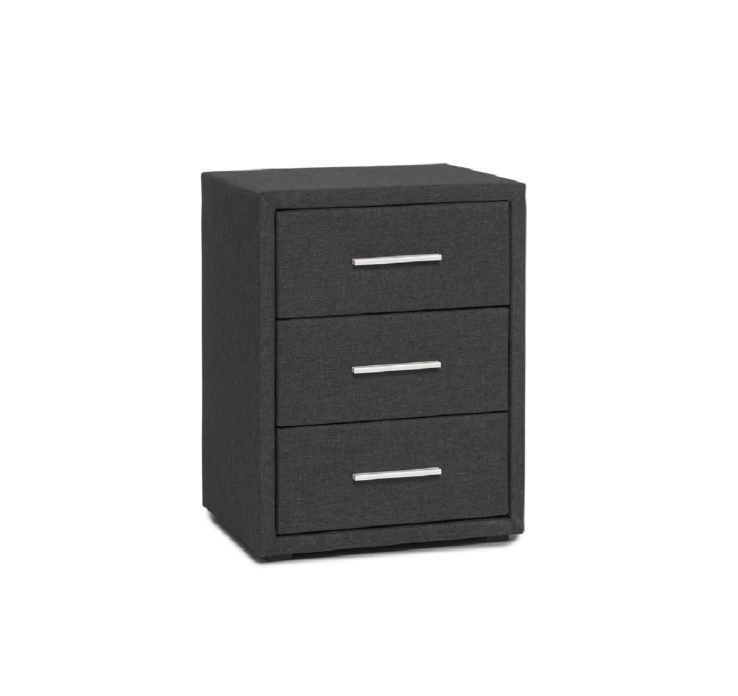 Modern bedroom furniture wooden 2 drawers night stand upholstered bedside table