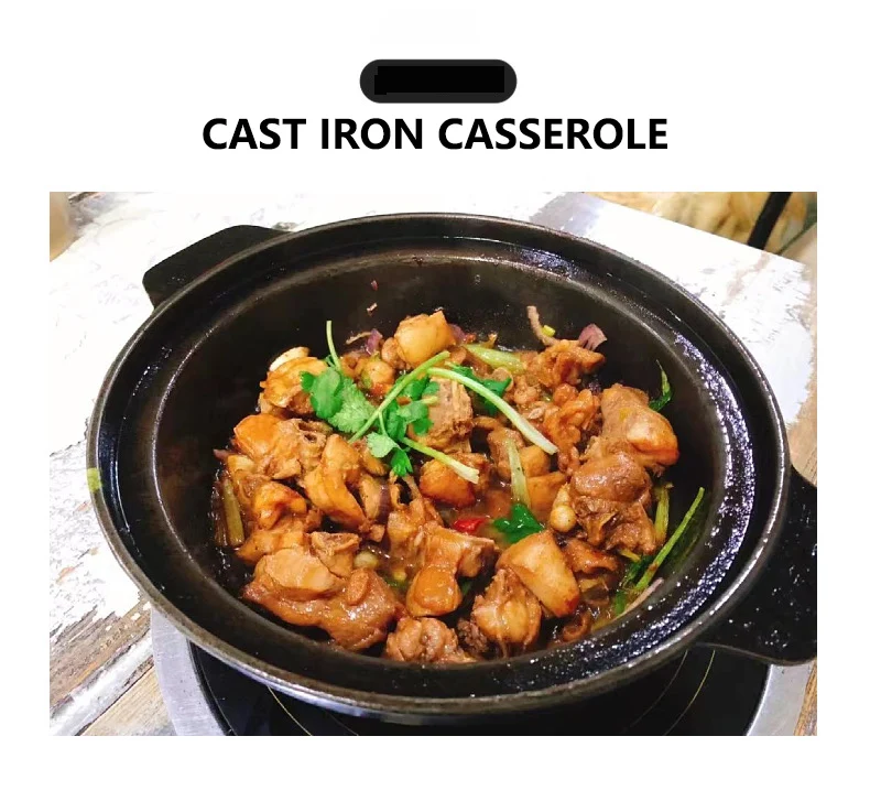 Multiple Sizes Japanese Small Cast Iron Stewed Casserole With Miso Soup Clay Pot Rice For Household Gas Stove