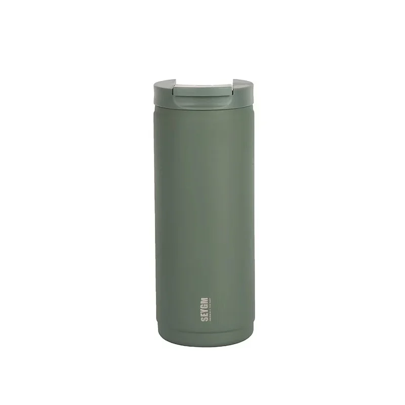 Hot Sale 400ml Custom Logo Double Wall Stainless Steel Coffee Water Bottle Vacuum Flasks Thermos