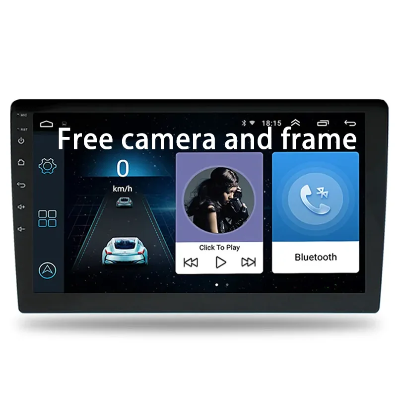 2+32G with carplay android auto car radio navigation video 7/9/10 inch 2din gps player USB BT WIFI Mirror Link Android 14