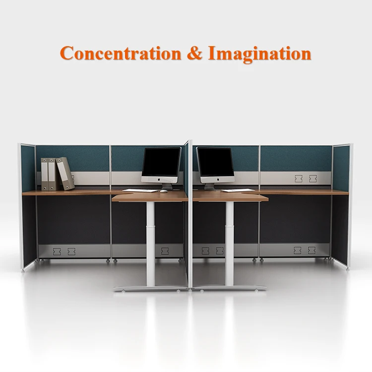 New model aluminum profiles material office x-shape table partition