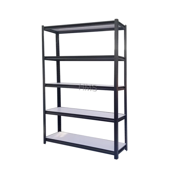 Storage Rack Slotted Shelf Warehouse Light Duty Boltless Rivet Angle Shelving For Garage