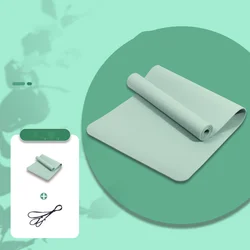 2023 TPE Yoga Exercise Mat 6mm Home Fitness Anti Slip TPE Yoga Mat With Custom Logo