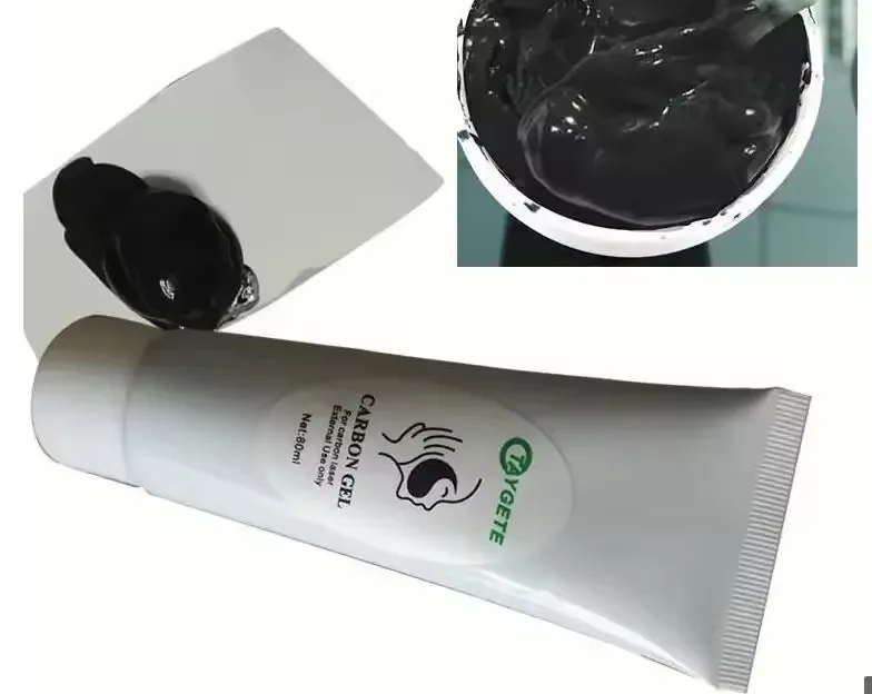 80ml Moisturizing Face Cream Carbon Gel For Laser Skin Rejuvenation Skin Cream For Whitening Removal Blackhead Skin Massage