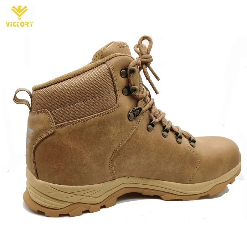 China Men boots for men wholesale desert leather boots,waterproof hiking boots with shoe lace