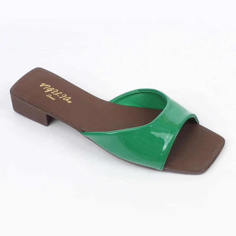 Latest Rough heel, flat high heels sandals,low heel slippers evening heel