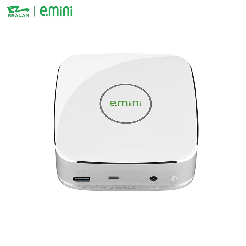 Realan Win 10 NUC intel Core i7 12V Desktop Mini PC Small Computer for office