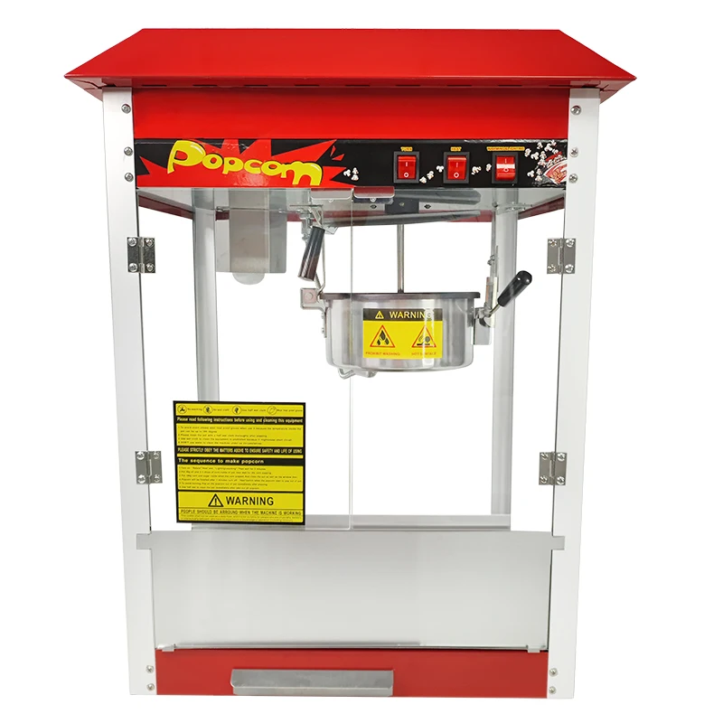 Electric Popcorn Makers maquina de pipoca  Caramel  Popcorn Machine Commercial