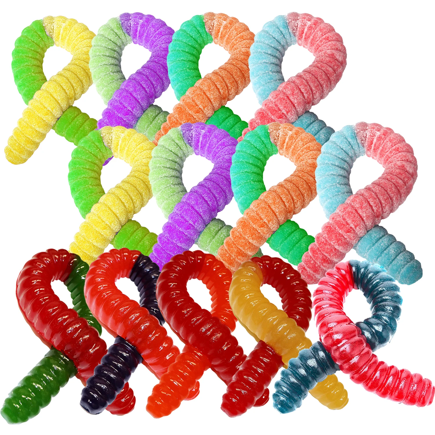 Halal kosher certificate wholesale multicolor High quality Watermelon shape giant pectin gummy candy