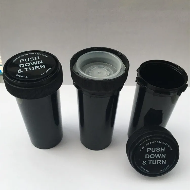 Red Reversible Cap Prescription Vials 40 dram