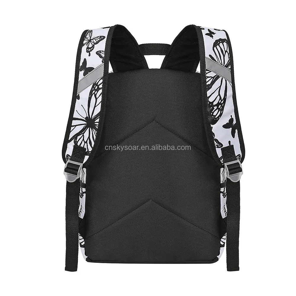 Wholesale High Quality Polyester Simple Teen School Backpack Casual College School Laptop Rucksack Travel Daypack for Girls