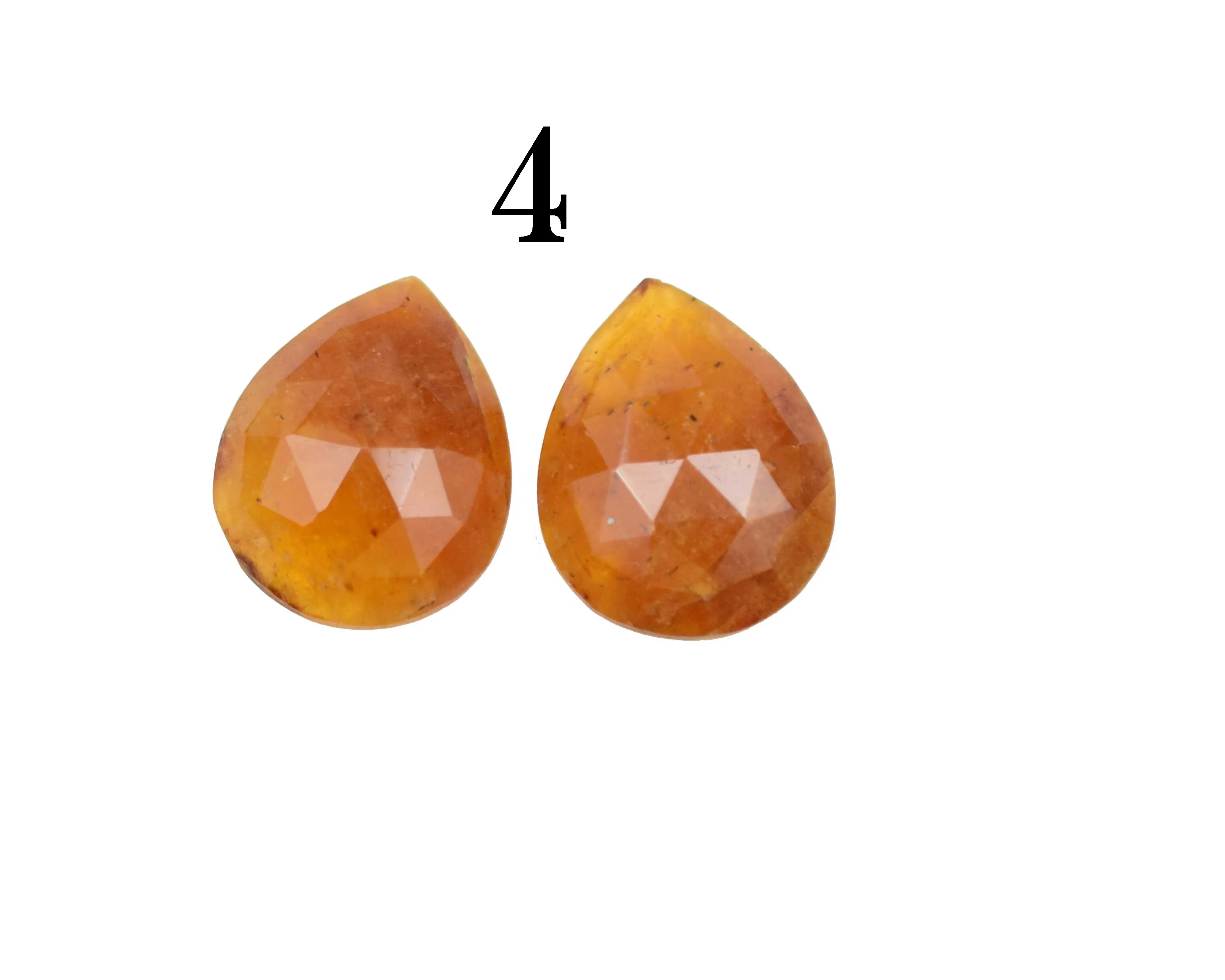 Natural Aventurine And Yellow Sapphire Natural Shape Loose Gemstone Cabochon