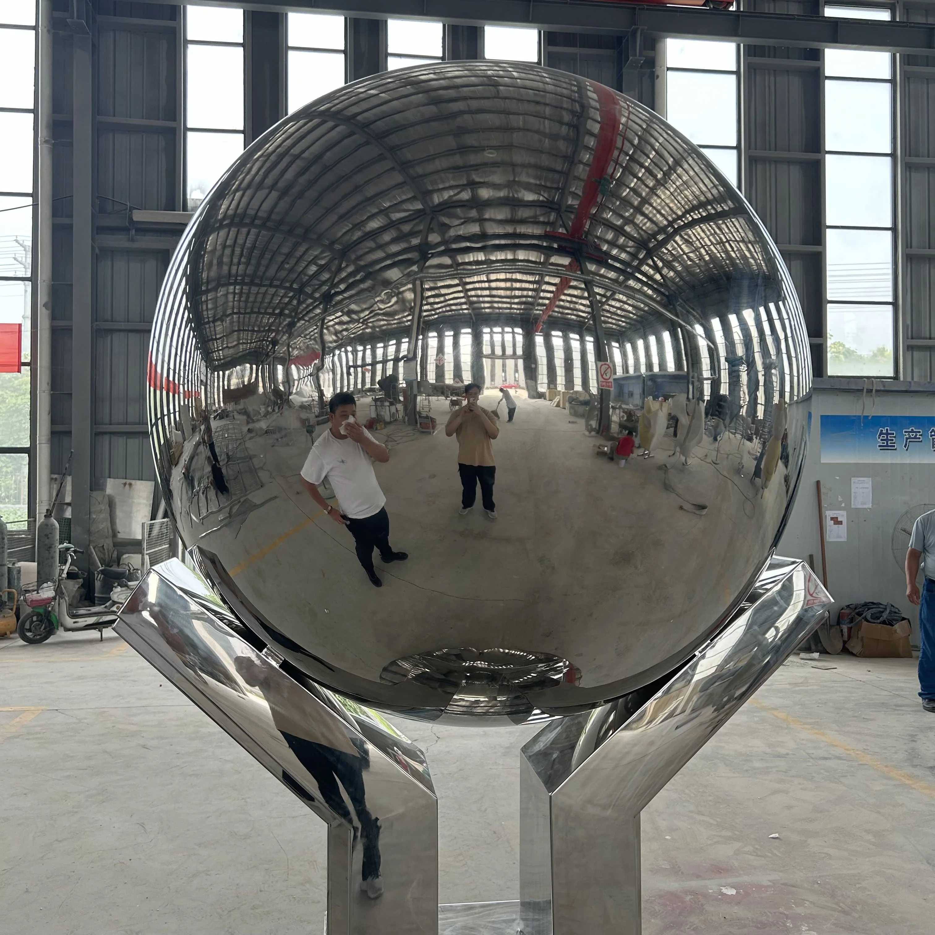 Home Decoration Model Plated Printed Die Cut Welded Engraving Custom Metal Sculpture Stainless Steel